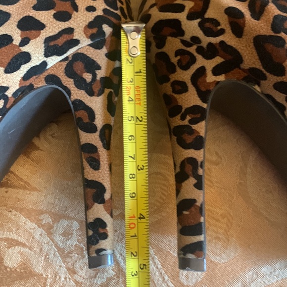 Sexy fun wild hot leopard print knee high boots! - Picture 7 of 9